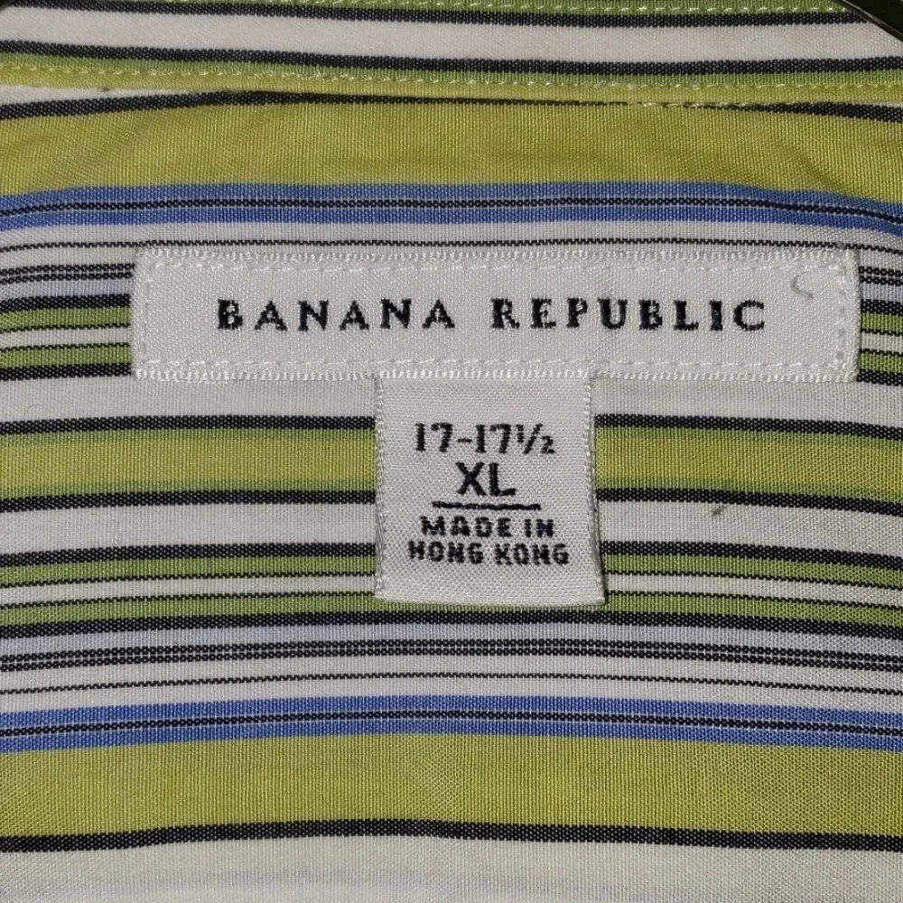 Long sleeve striped dress shirt banana republic